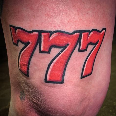 jackpot 777 tattoo|777 Tattoo Meaning and Symbolism: Fully Explained.